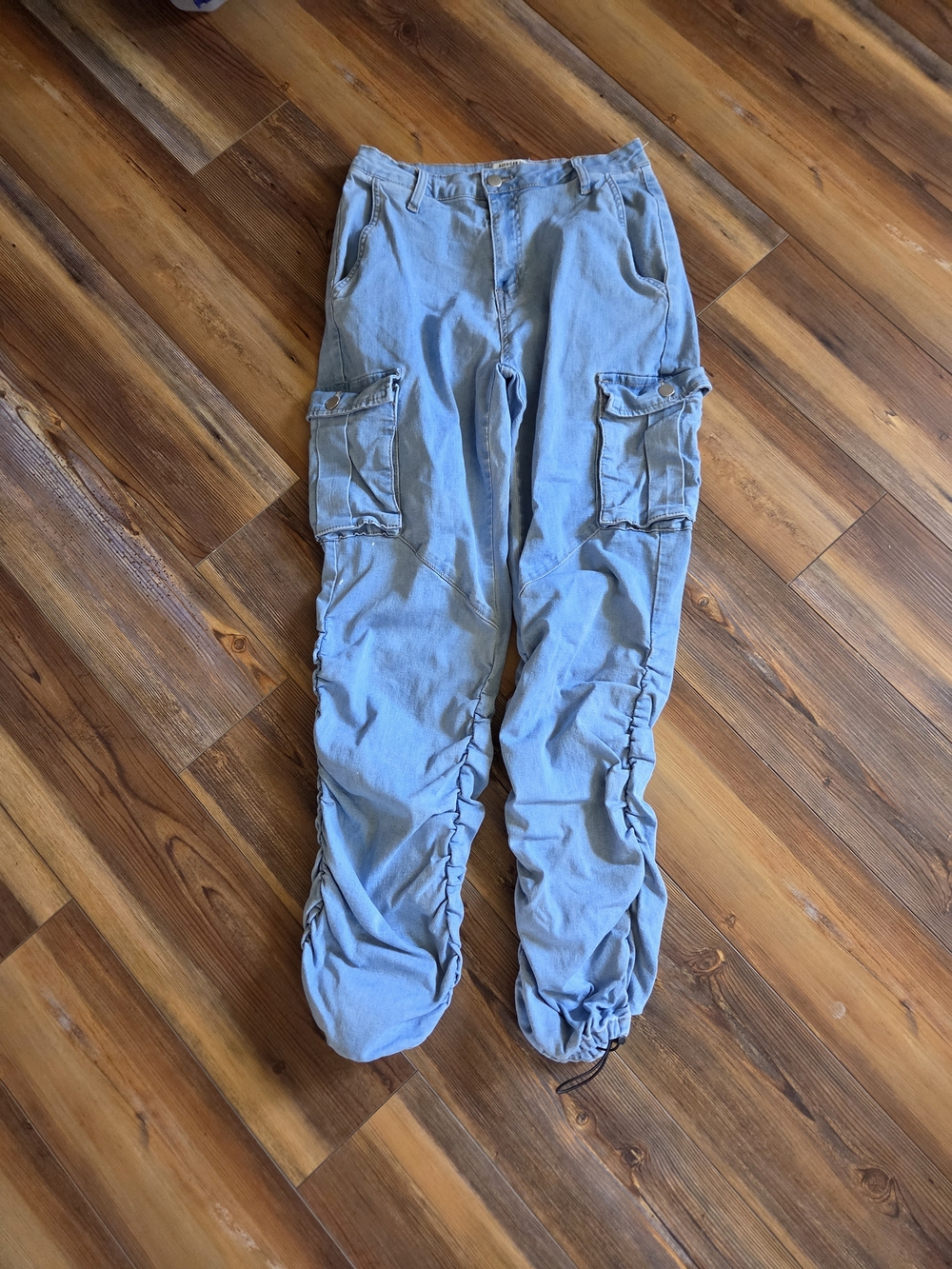 American Bazi Pale Blue Denim Utility Jeans Size M